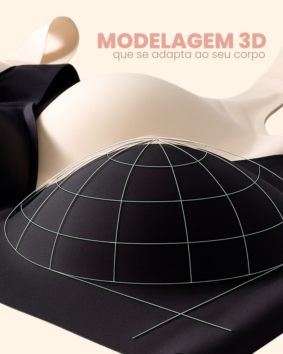 LEVE 3 PAGUE 1 - Sutiã Premium Reforçado de Alta Sustentação e Conforto